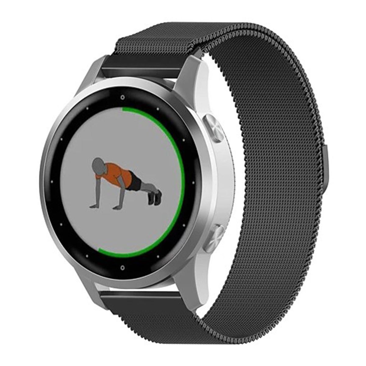 FocusFit Garmin Venu Vivoactive 20mm QuickRelease S/Steel