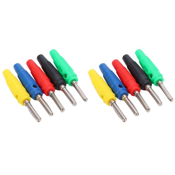 4mm Banana Plugs Red Yellow Blue Green Black for Test Leads
