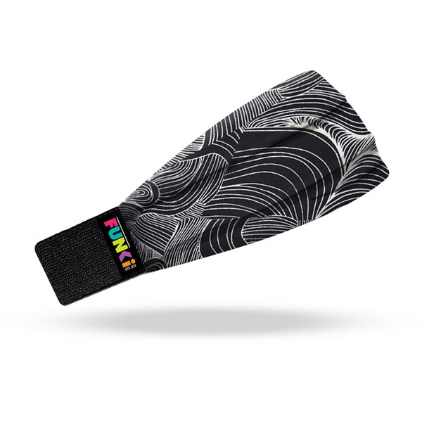 Funki Black Swirls Adult Headband image