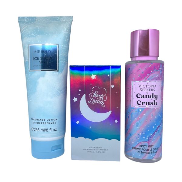 Candy Crush Sweet Scent Trio - Gift Set, Fragnance Collection For Her