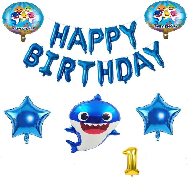 Baby Shark Balloon Set 1 Years