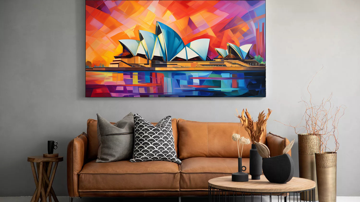 Canvas Wall Art Sydney Opera House Abstract MT0054 Shop Today