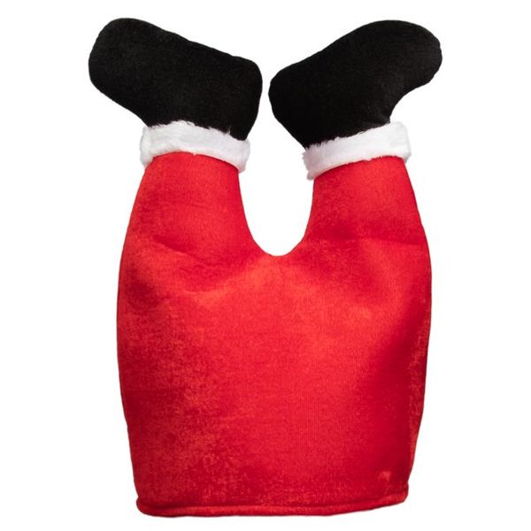 Simply Genius Santa Legs Christmas Hat - Pack of 2