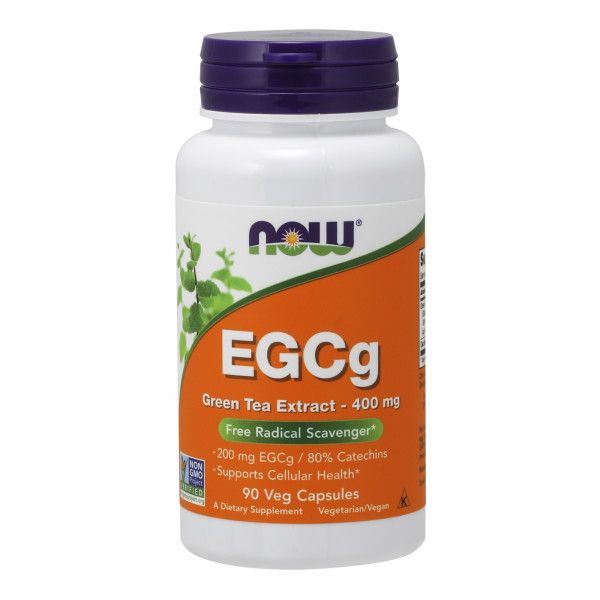 NOW Foods EGCg Green Tea Extract 400 mg - 90 Veg Caps