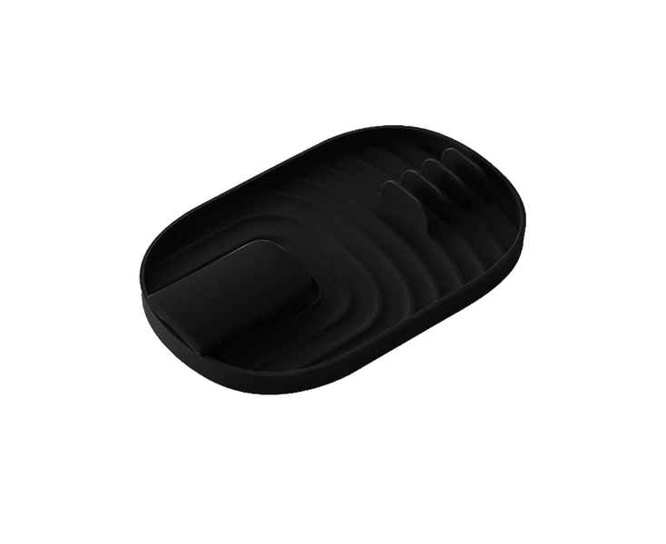 Spoon and Lid Holder-Black