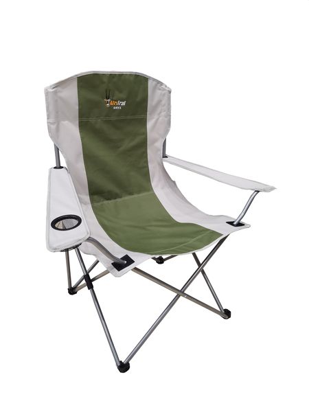 AfriTrail Oryx Deluxe Folding Arm Chair Green 120kg