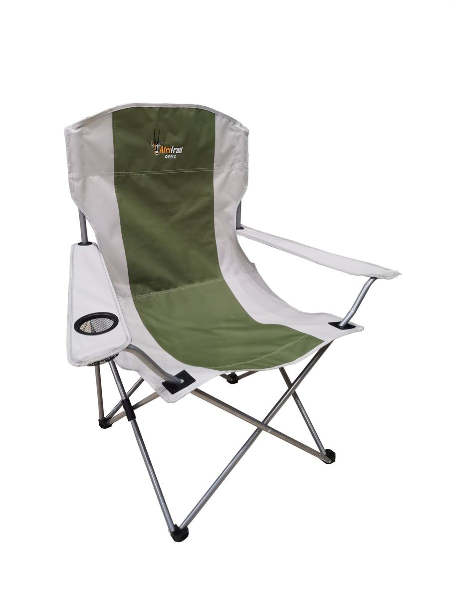 AfriTrail Oryx Deluxe Folding Arm Chair Green 120kg Shop Today. Get it Tomorrow!