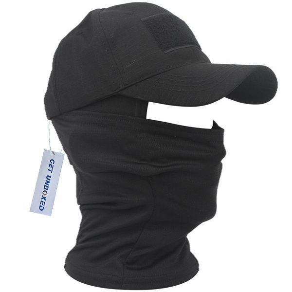 GET UNBOXED Tactical Baseball Cap with Cooling Sun UV Neck Gaiter