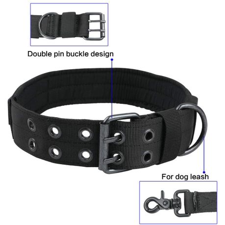 Black dog training on sale collar