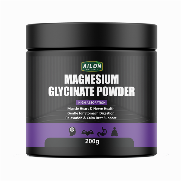 Magnesium Glycinate Powder - High Absorption, Muscle &amp; Sleep Support