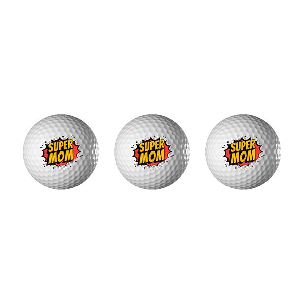 Personalised Golf Balls - Super Mom