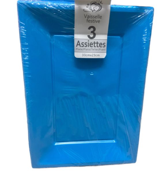 Plastic Rectangular Dinner Plate