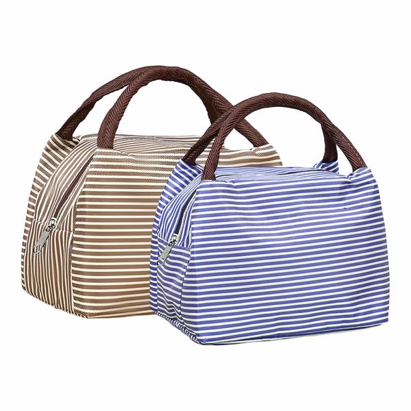 2 Piece Thermal Bags, Oxford Fabric Insulated Lunch Bag, 23 x 17 x 13 cm