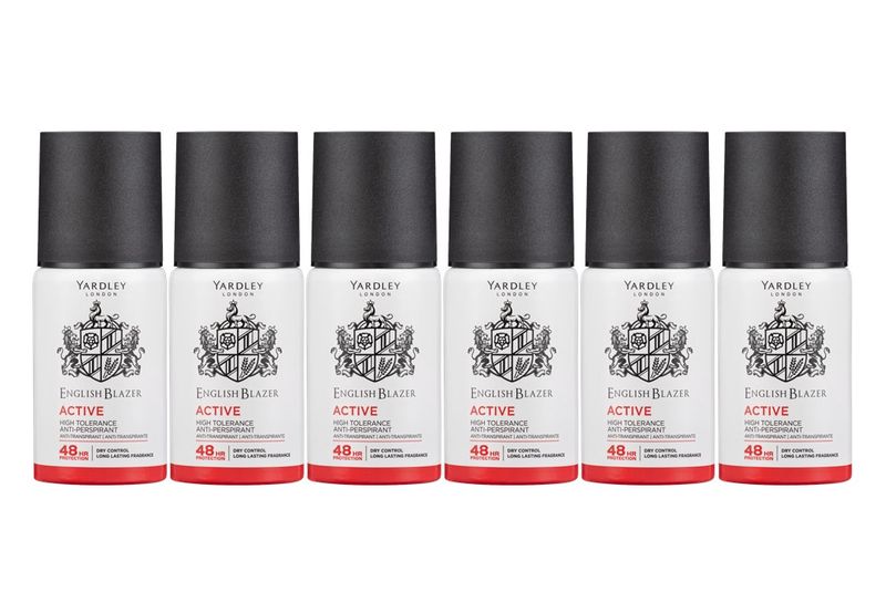 Yardley English Blazer Active Roll 6 x 50ml