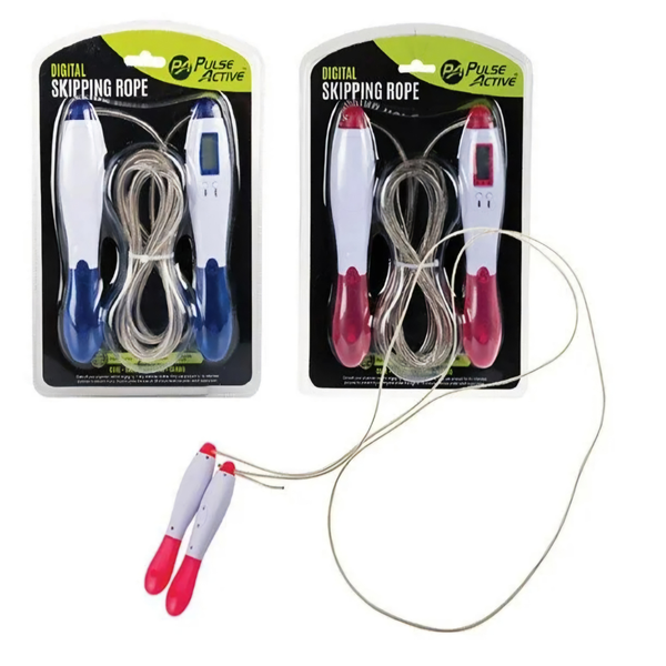 Pulse Active Digital Skipping Rope - 2 Pack