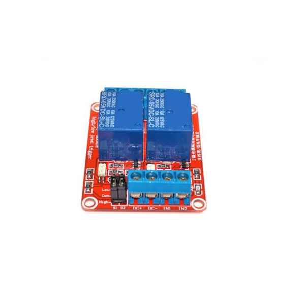 BMT 2-Channel 12V Relay Module High/Low Trigger with Opto Isolation