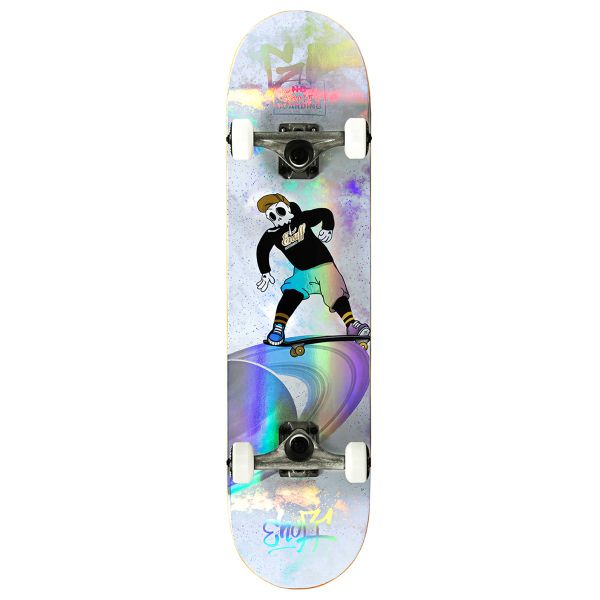 Enuff Skully Hologram 7.75 Complete Skateboard - White