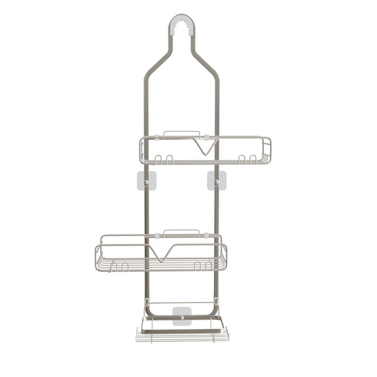 No Drilling Racks 3 Tier Wall Storage Shelf for Bathroom