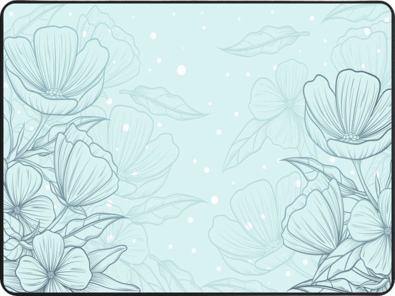 Placemat 40cm x 30cm - Flowers 3