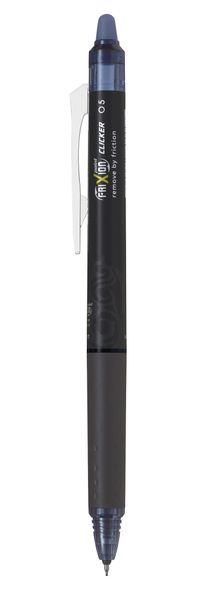 Pilot Frixion Clicker Point 0.5mm Erasable - Box of 12 - Blue Black