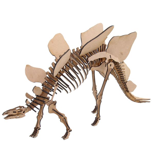 Wow We - 3D Wooden Model Dinosaurs Stegosaurus