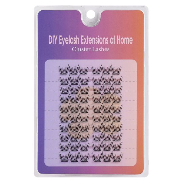 Self Adhesive Eyelashes Natural Lash Clusters Curl Individual Lashes Kit