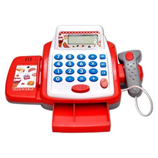 Red &amp; White Cash Register