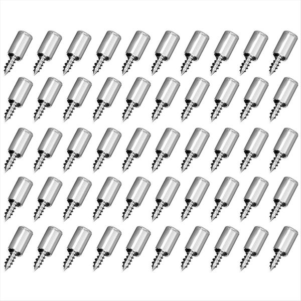 50Set Self-Tapping Screw with Rubber Sleeve Laminate Support Homemade