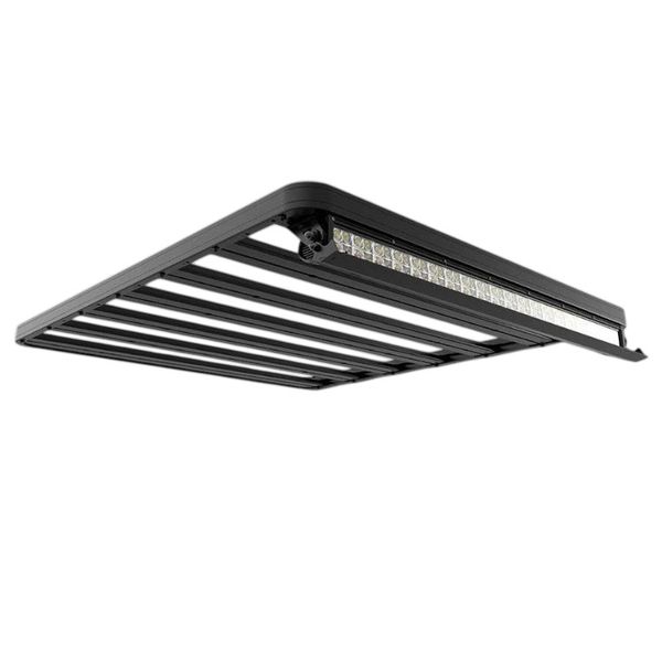 Universal Roof Rack with LED Light-Bar - Black
