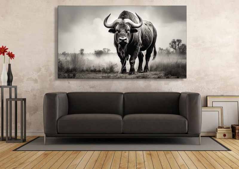 Canvas Wall Art - Buffalo Majesty Abstract - IM1089