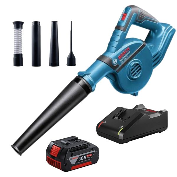 Bosch - Cordless Blower (GBL 18V-120) with 5.0Ah Battery and Charger