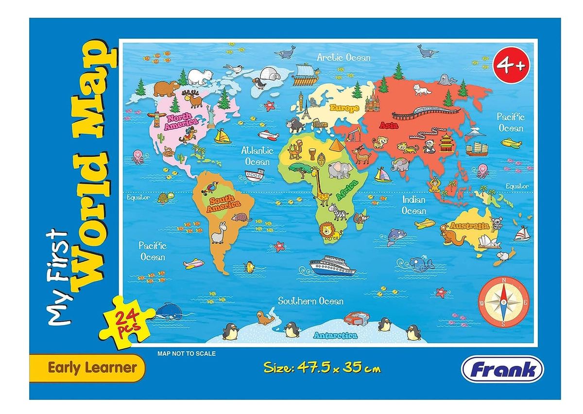 My First World Map - 24 Piece Puzzle | Shop Today. Get it Tomorrow ...