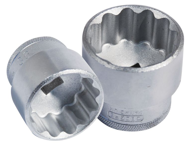 Gedore Socket Bi-Hexagon 1/2 drive Card 24mm