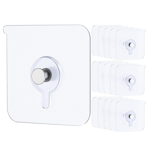 Adhesive Picture Hooks 33 Lbs Load Heavy Duty Picture Hangers 20Piece
