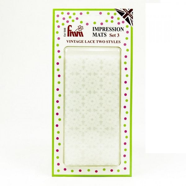 Impression Mat Set 3 Vintage Lace Icing Embossing Cake Fondant Decoration