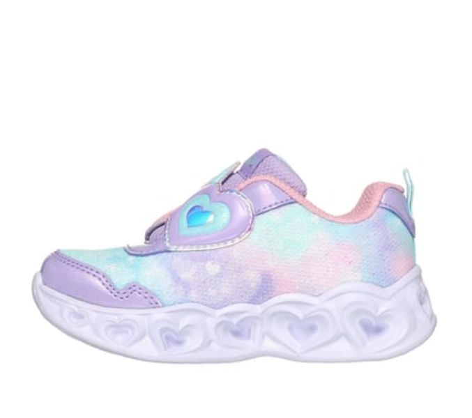 Skechers Heart Lights - Kids Sneaker - Purple