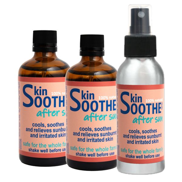 SkinSOOTHE After Sun (x3Eco) - for Sunburn and Damaged Skin - 3x100ml