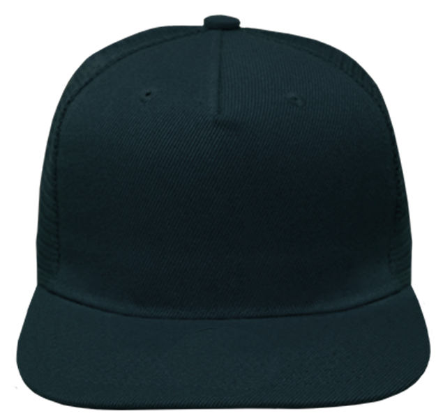 PepperSt - A-Frame Flat Peak Cap (White)