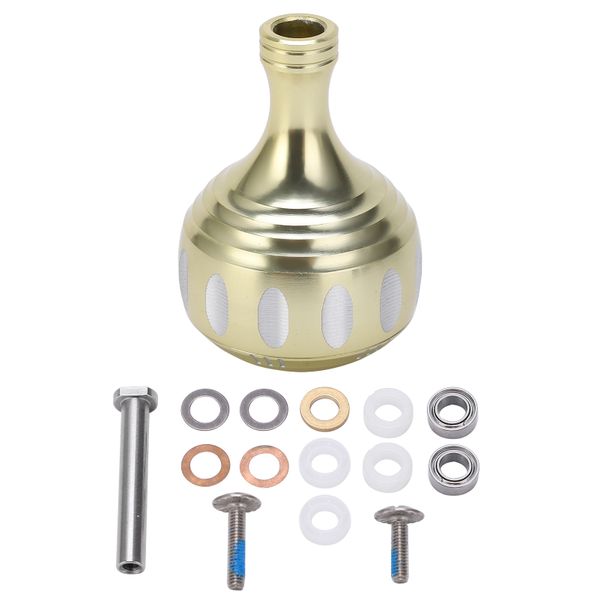 Champagne Gold Aluminum Alloy Reel Handle Knob