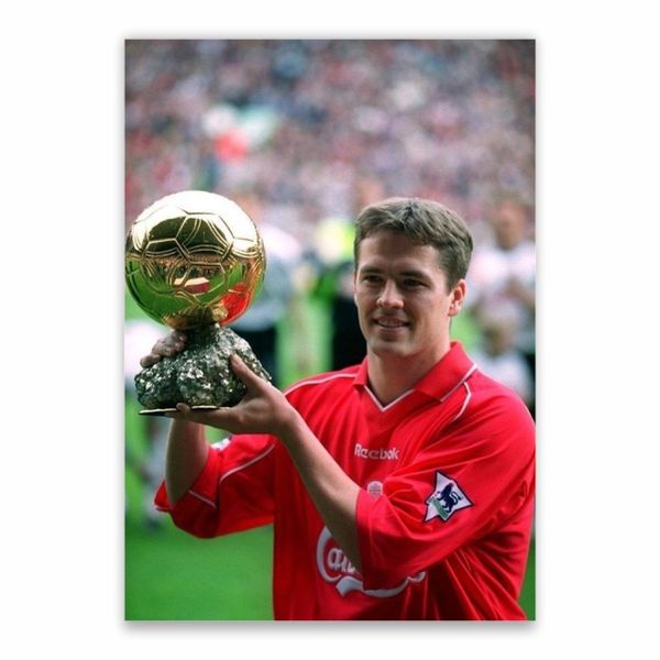 Michael Owen Ballon d'Or Poster - A1