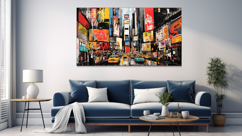 Cityscape Collage Abstract - Bk0314 image