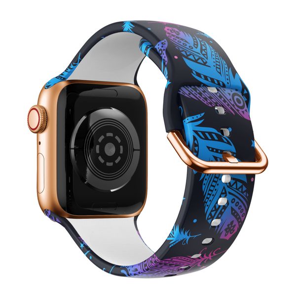 Silicone Strap for Apple Watch 42/44/45mm-Bohimien