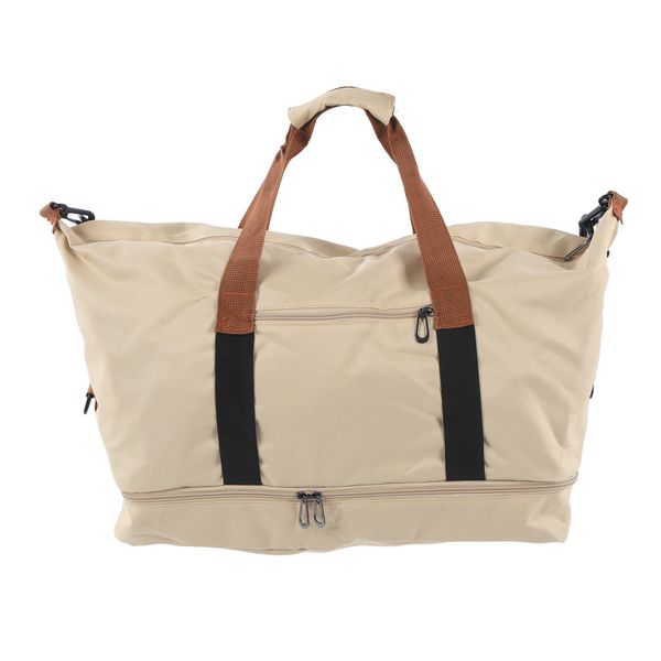 Khaki overnight duffle
