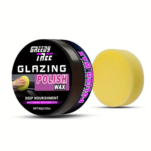 Universal Car Interior Polish Wax - Leather &amp; Plastic Restorer