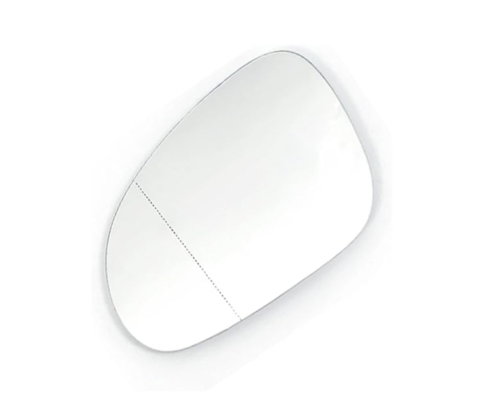 Left Side Door Mirror Glass Heated Compatible with VW Golf 5 (V) 2006-2009