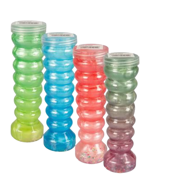 Metallic Slime with Glitter - Pack of 4