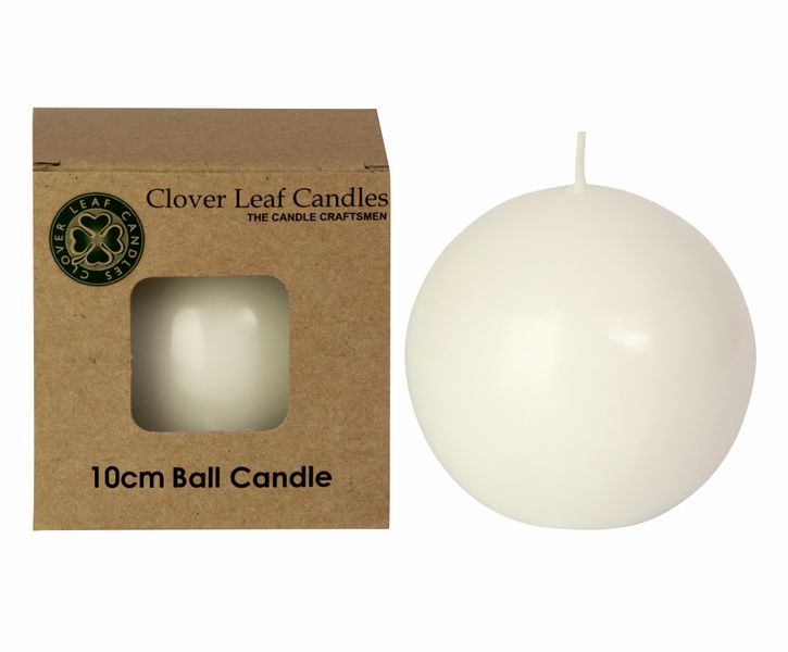 Clover Leaf Candles - Ball Candle - 6 x 10cm