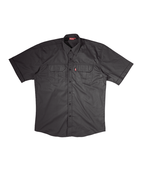 Short Sleeve Bush Shirt - Black image