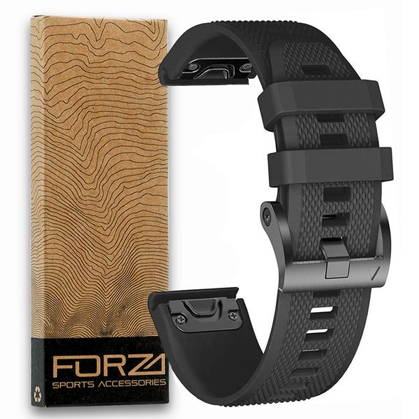 Forza Garmin Fenix 5S/5S Plus/6S/6S Pro/7S Quick Release Silicone Strap