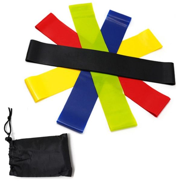 Kinetic Resistance Band Loops 6 Piece Home Gym Set - 49KG - Henrac Tech